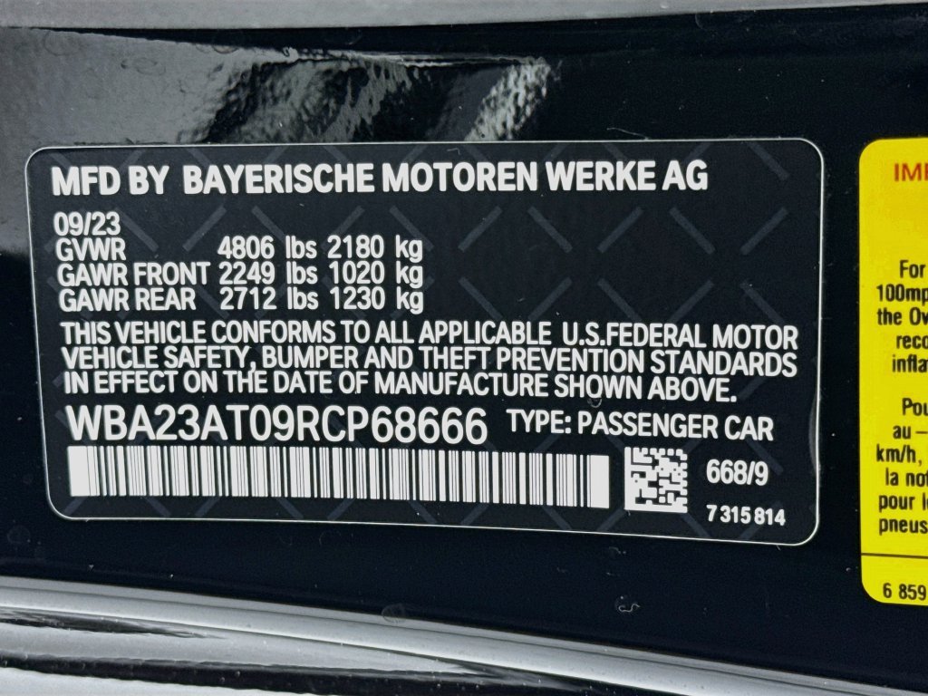 Certified Used 2024 Jet Black BMW 430i image 31