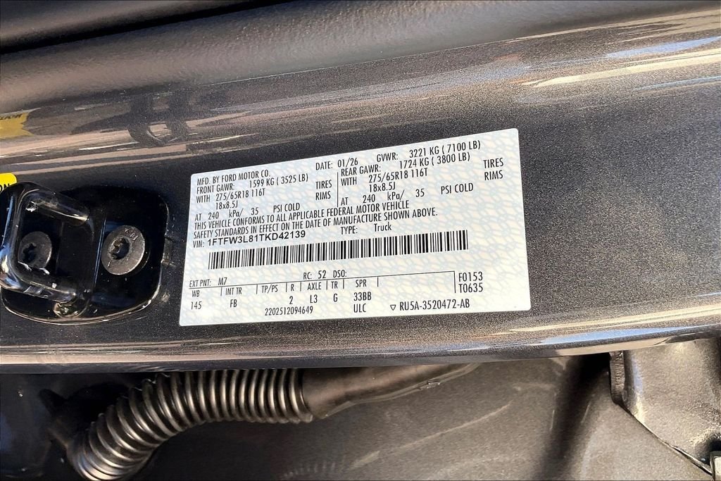 New 2026 Carbonized Gray Metallic Ford XLT image 18