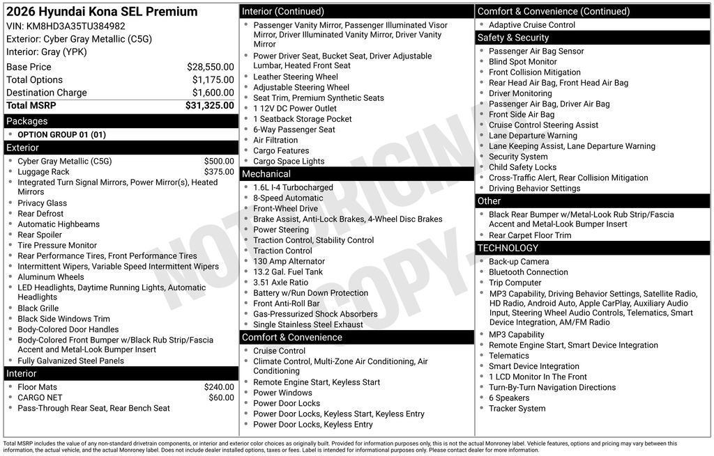 2026 Hyundai Kona SEL Premium - Photo 24