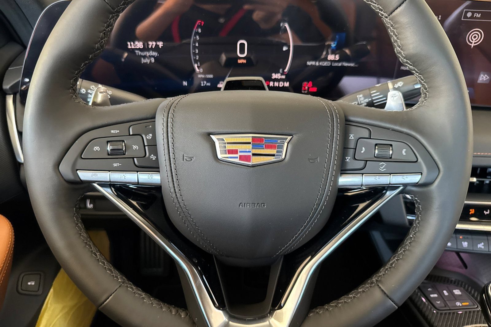 New 2026 Vibrant White Tricoat Cadillac Sport image 23