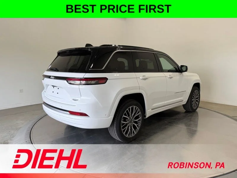 New 2026 Bright White Clear-Coat Exterior Paint Jeep Summit image 7