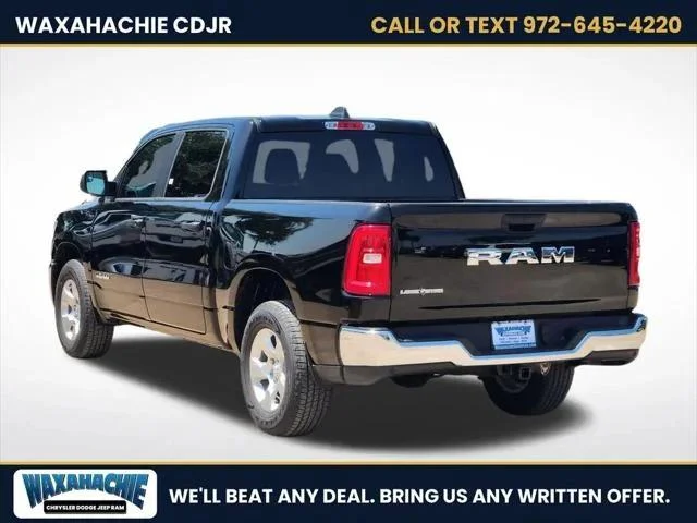 New 2026 Diamond Black Crystal Pearl-Coat Exterior Paint RAM LONE STAR image 3