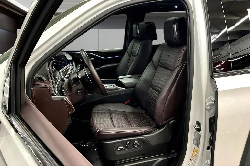 Certified Used 2023 Crystal White Tricoat Cadillac Escalade ESV-V image 21