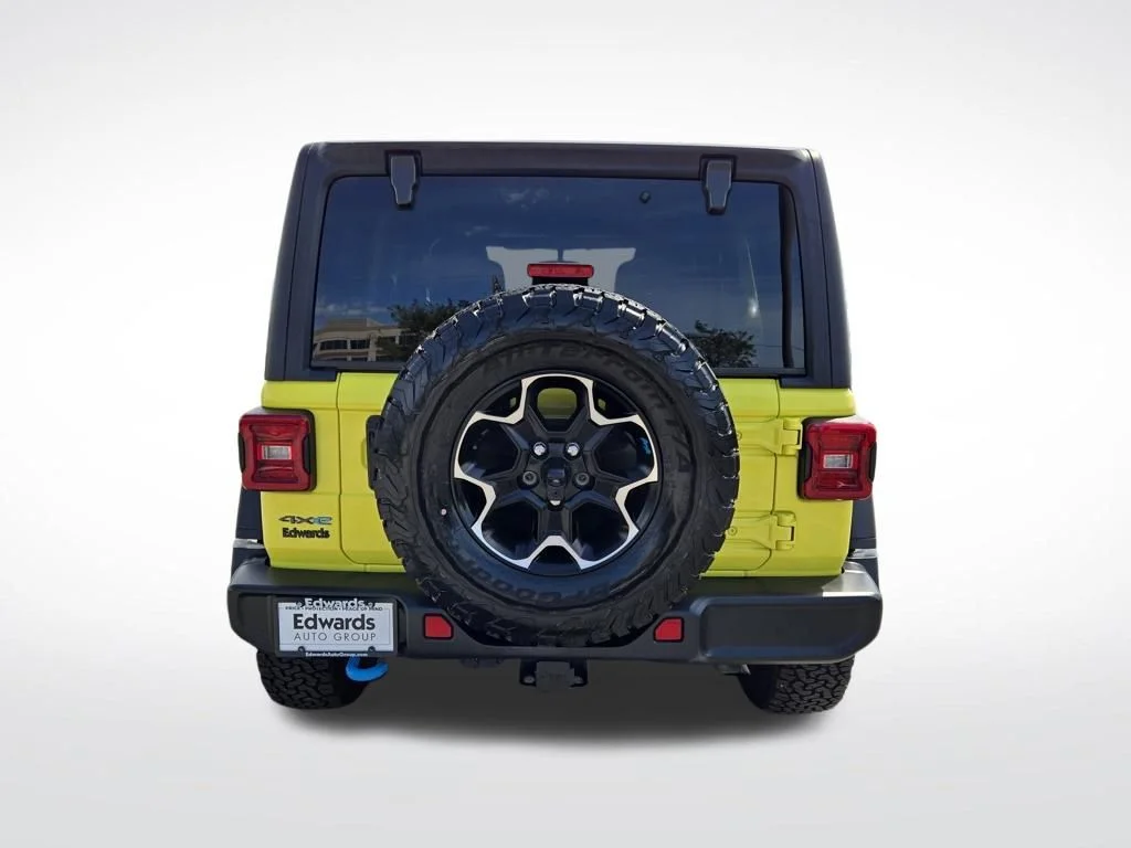 Used 2022 Yellow Jeep Unlimited Rubicon 4xe image 4