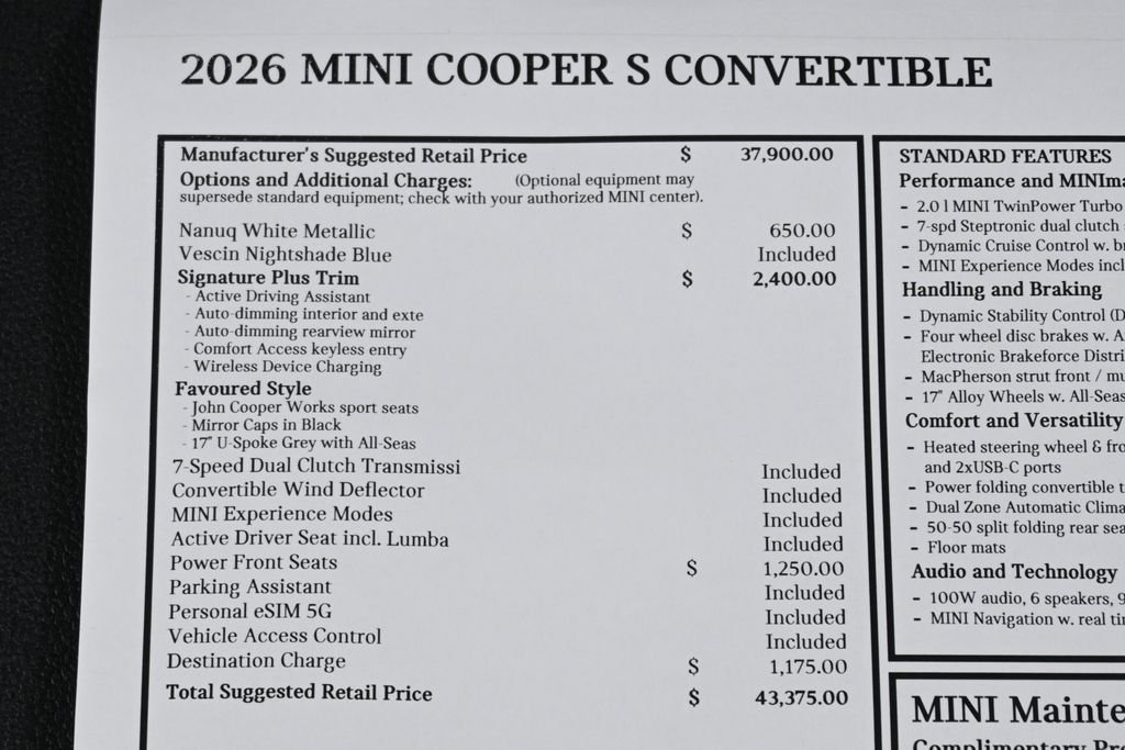 New 2026 White MINI  image 32