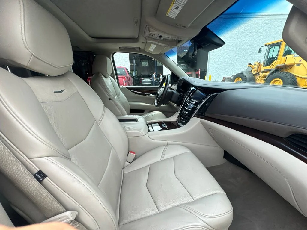Used 2015 White Diamond Clearcoat Cadillac Luxury image 34