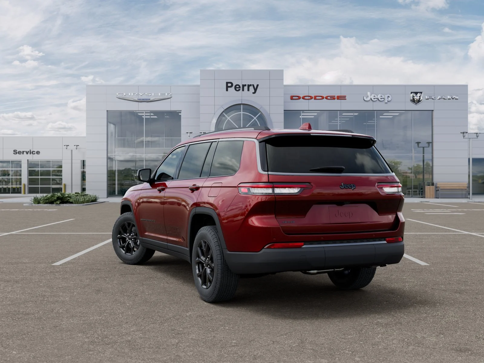 New 2026 Velvet Red Pearl-Coat Exterior Paint Jeep Altitude image 27