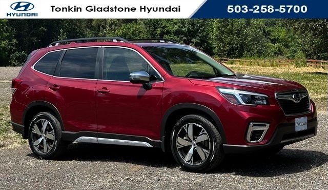 Used 2021 Crimson Red Pearl Subaru Touring image 1