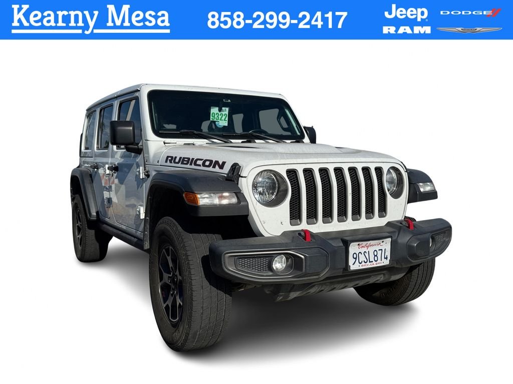 Used 2022 White Jeep Unlimited Rubicon image 1