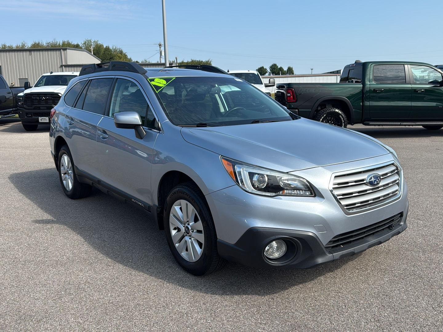 Used 2015 Subaru Outback Premium with VIN 4S4BSBDCXF3342528 for sale in Corydon, IN