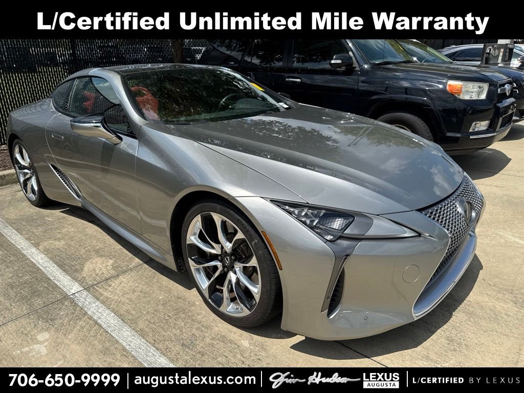 Atomic Silver 2023 Lexus LC Hybrid Coupe Rear-Wheel Drive