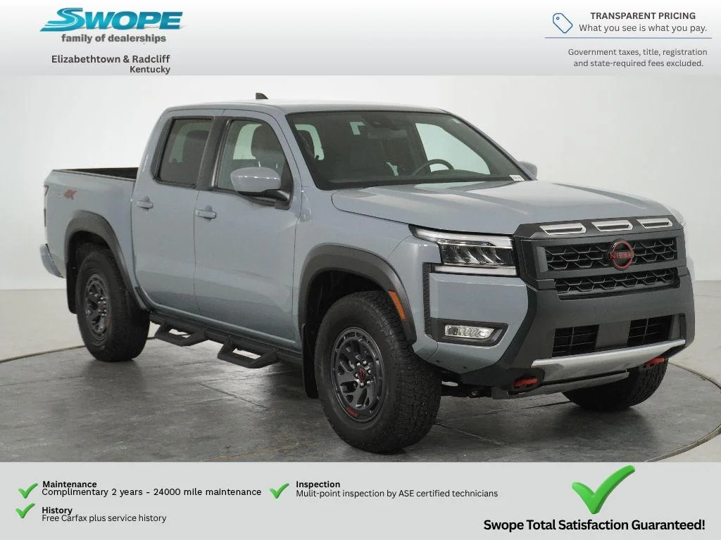 Used 2025 Boulder Gray Pearl Nissan PRO-4X image 1