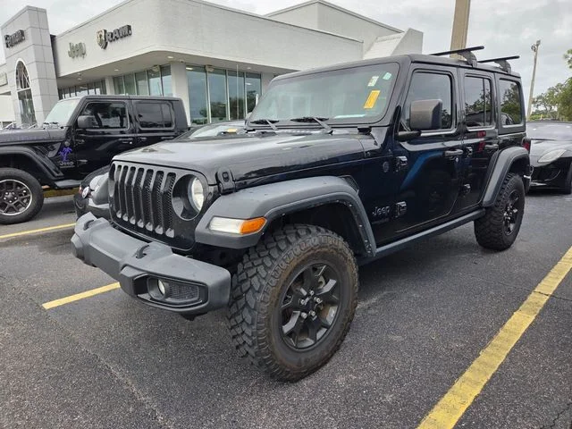 Certified Used 2022 Black Jeep Unlimited Willys image 3