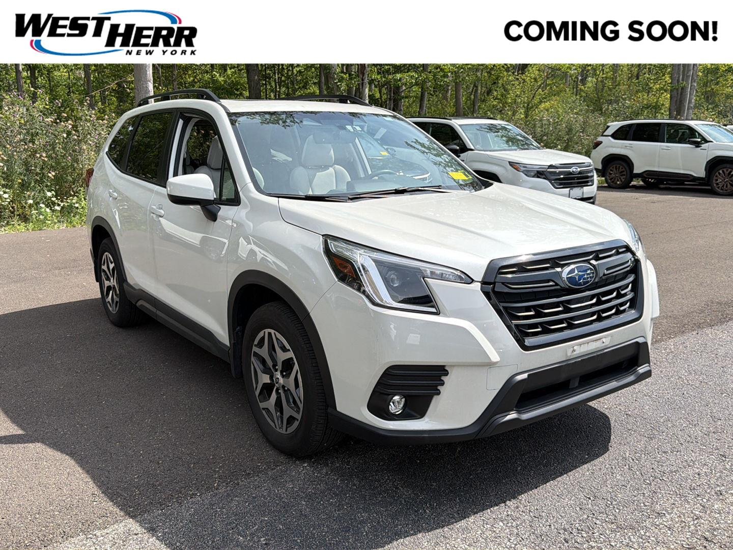Used 2024 Crystal White Pearl Subaru Premium image 1