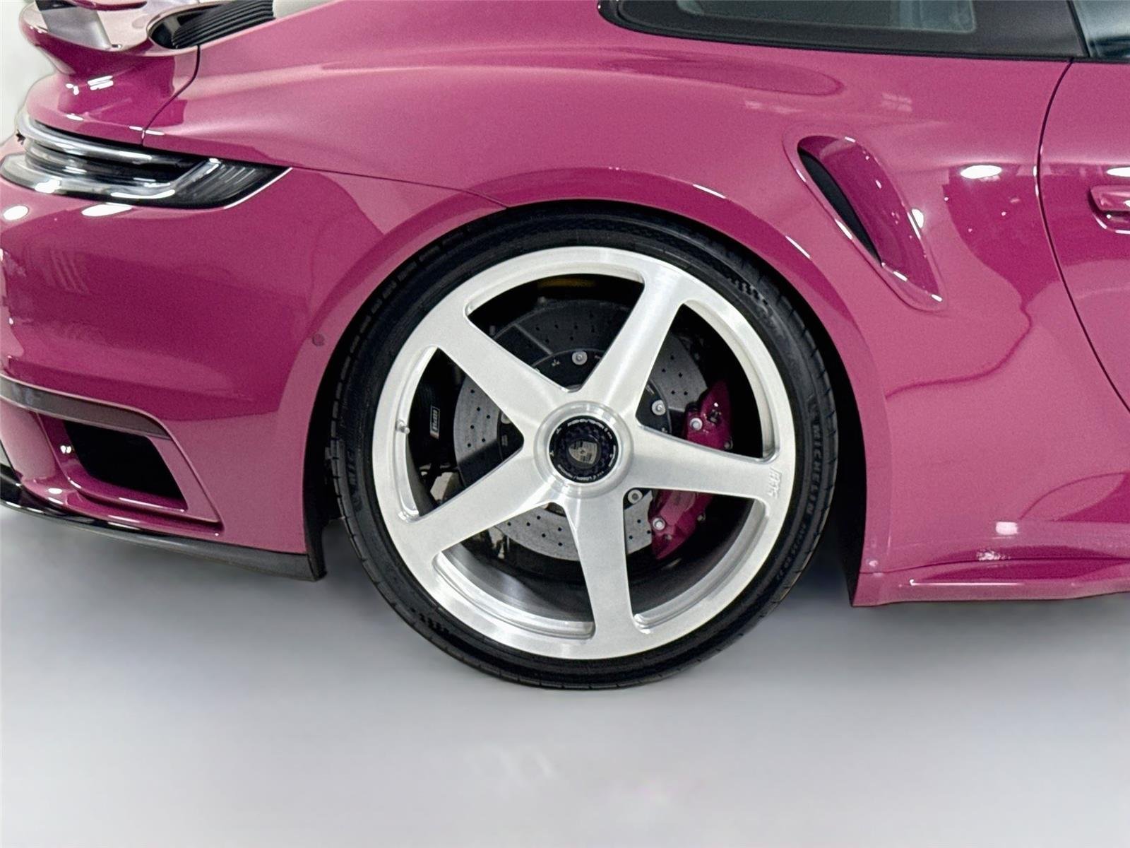 Used 2024 Ruby Star Neo Porsche Turbo S | PCCBs | Front Lift | $60k in options | 21 /22 AG Lux Wheel Setup image 40