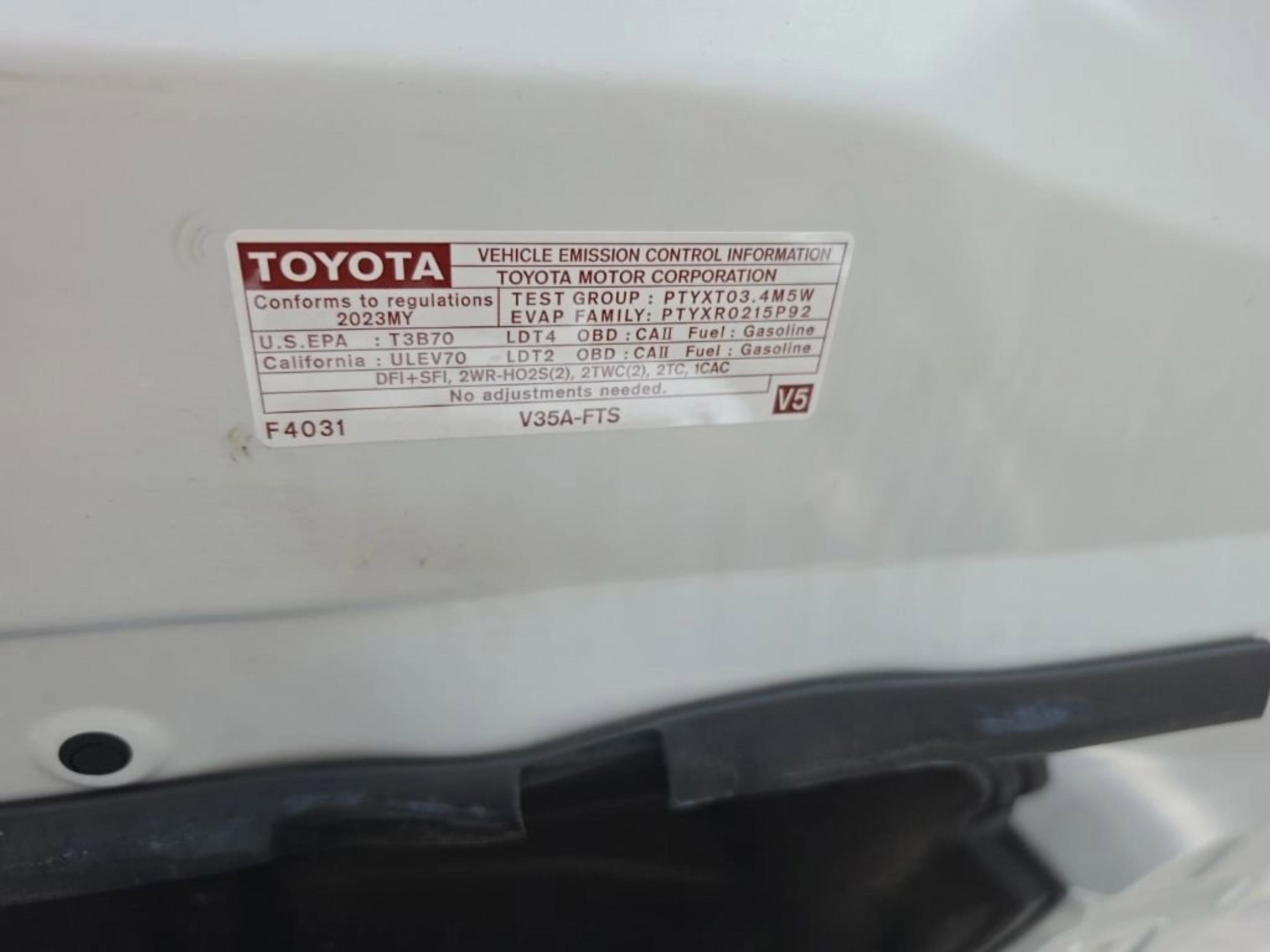 Used 2023 White Toyota Limited image 11