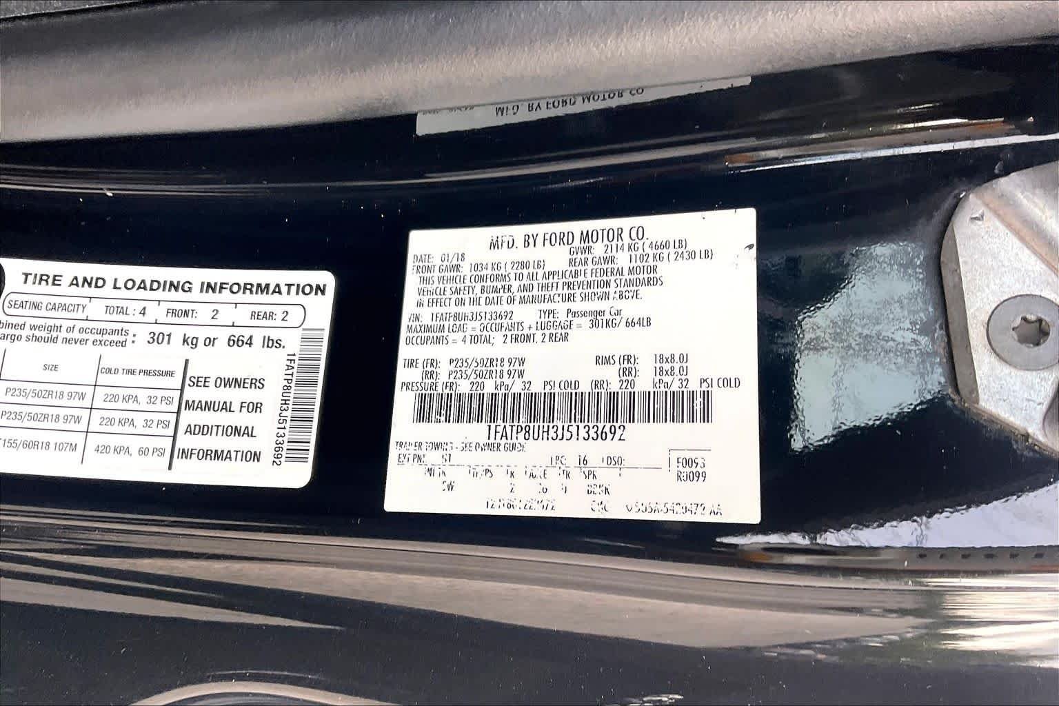 Used 2018 Shadow Black Ford EcoBoost Premium image 33