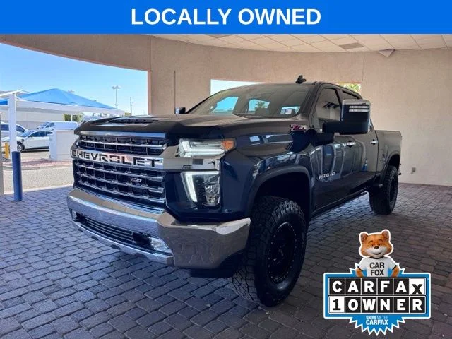 Certified Used 2021 Northsky Blue Metallic Chevrolet LTZ image 1