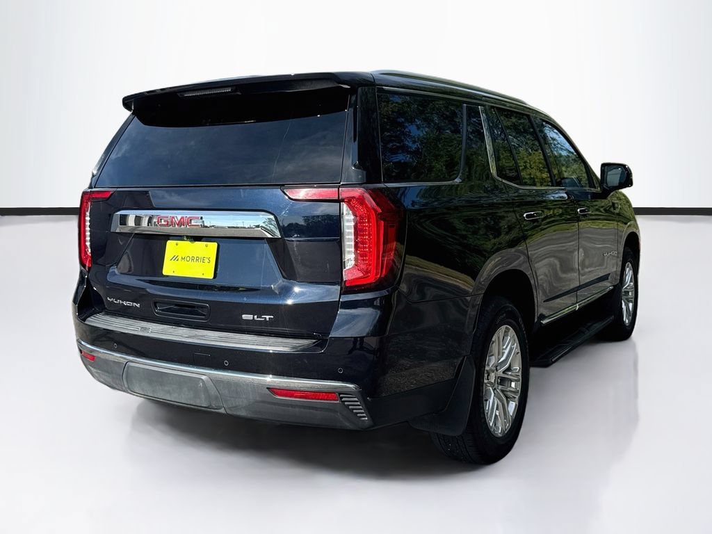 Used 2022 MIDNIGHT BLUE METALLIC GMC SLT image 5