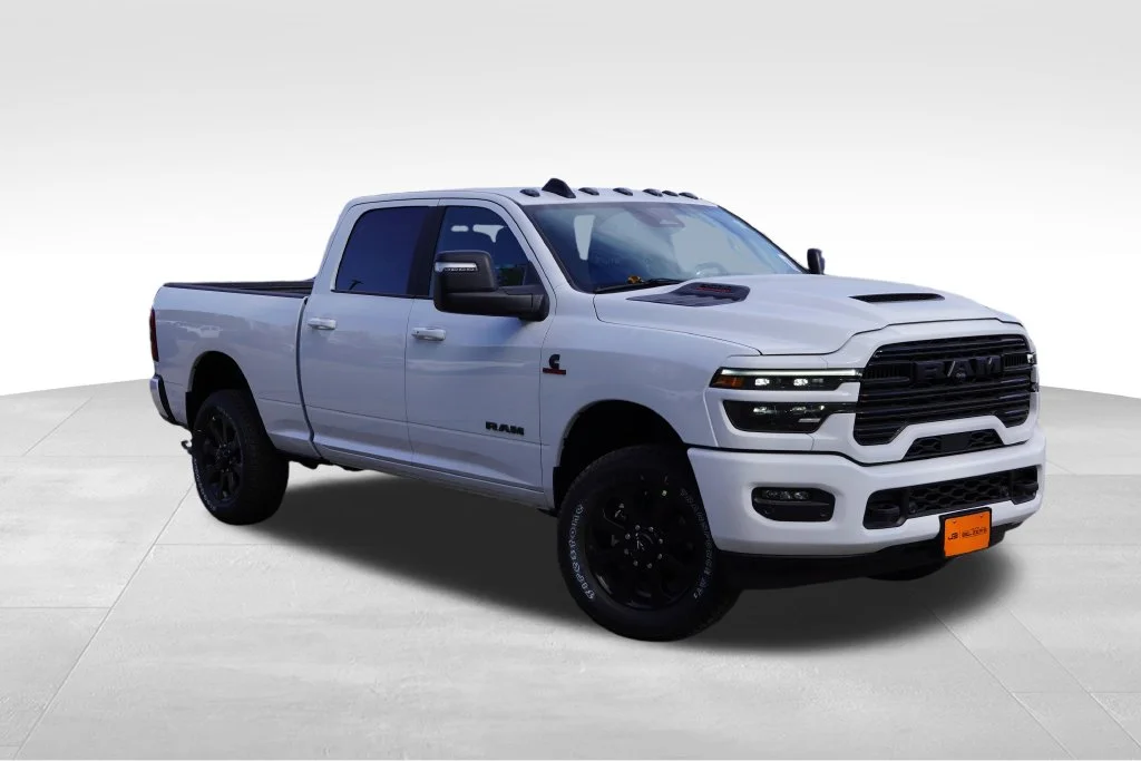 New 2027 Bright White Clear-Coat Exterior Paint RAM Laramie image 1