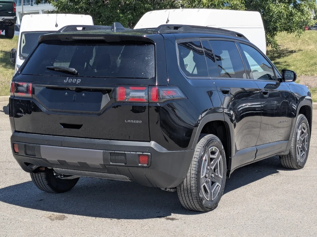 New 2026 Black Jeep Laredo - - 4x4 - 1.6L Turbo Hybrid - Adaptive Cruise - Active Lane Mgmt & More! image 8