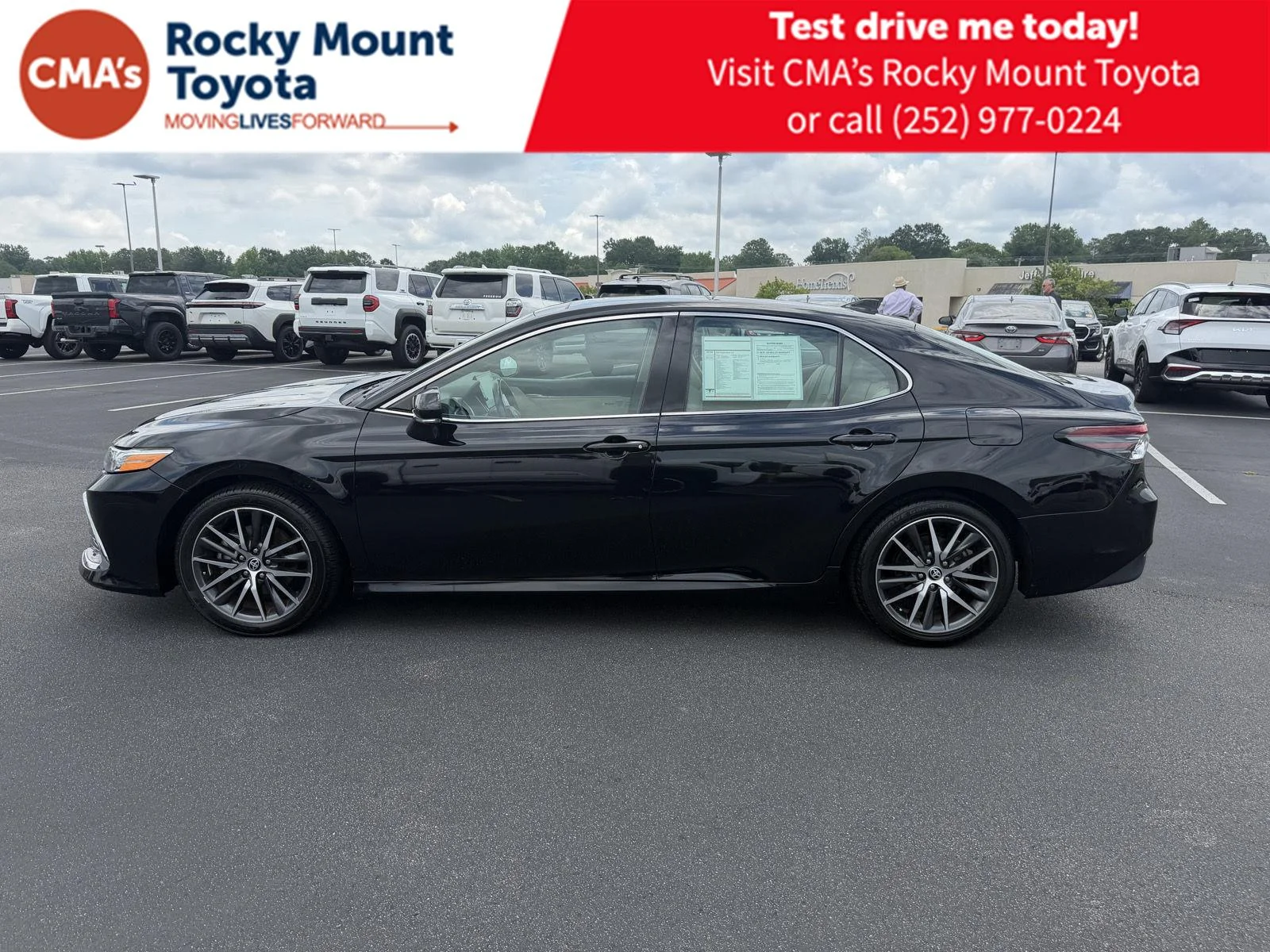 Used 2023 Midnight Black Metallic Toyota XLE image 4