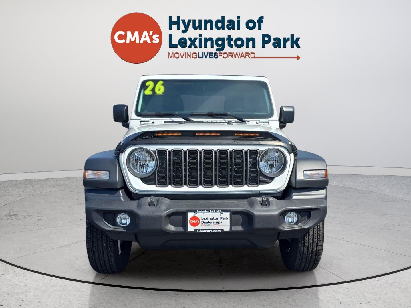 Used 2026 Bright White Clearcoat Jeep Sport image 2