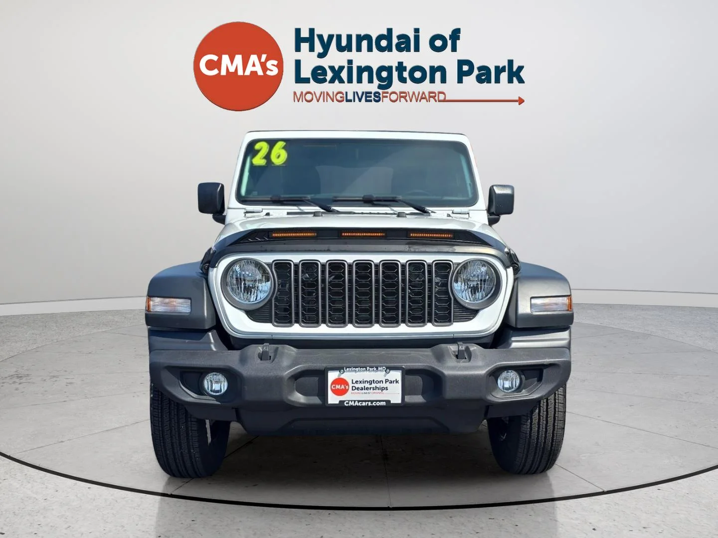 Used 2026 Bright White Clearcoat Jeep Sport image 2
