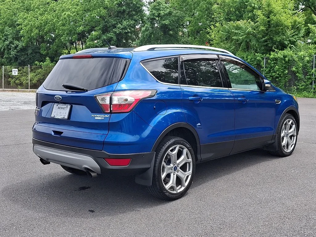 Used 2017 Blue Ford Titanium image 6