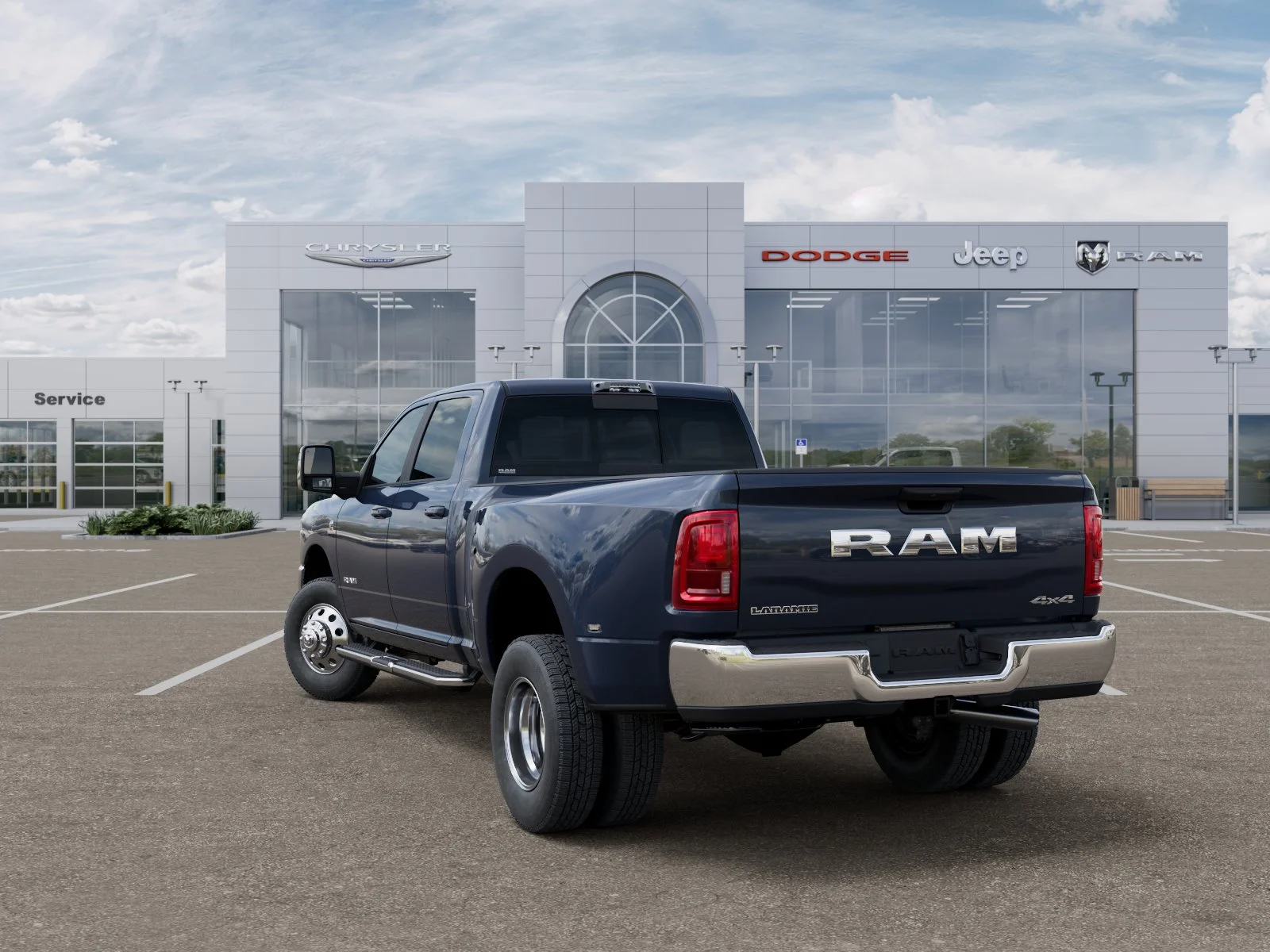 New 2026 Forged Blue Metallic Exterior Paint RAM Laramie image 12