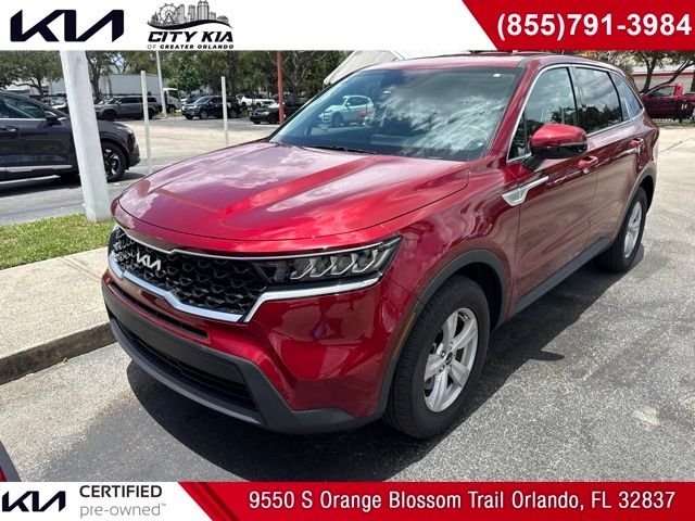 Certified Used 2023 Red Kia LX image 1