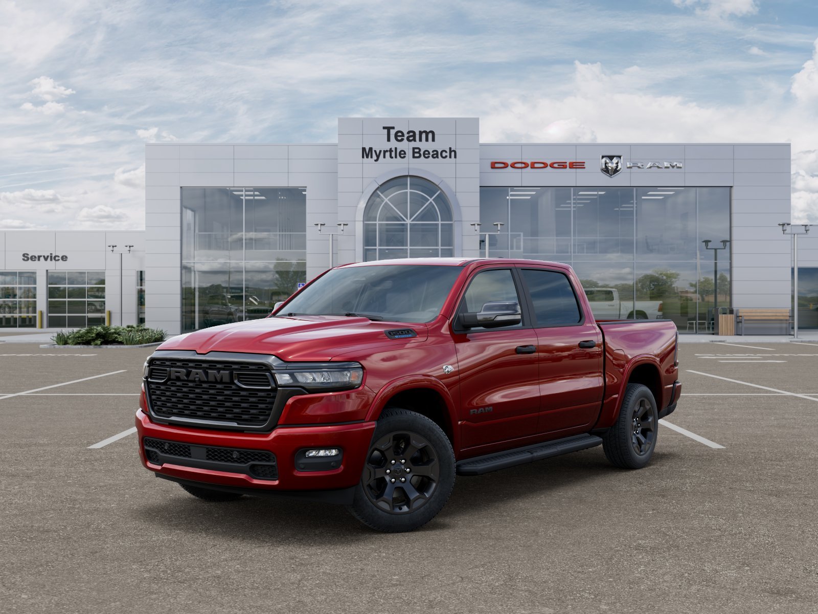 New 2026 Molten Red Pearl-Coat Exterior Paint RAM Big Horn/Lone Star image 28