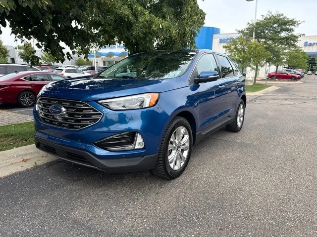 Used 2020 Blue Ford Titanium image 1