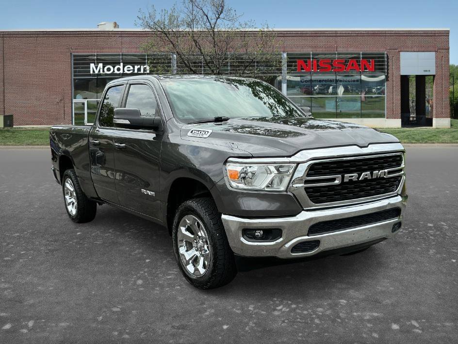 Used 2022 Granite Crystal Metallic Clearcoat Ram Big Horn image 5