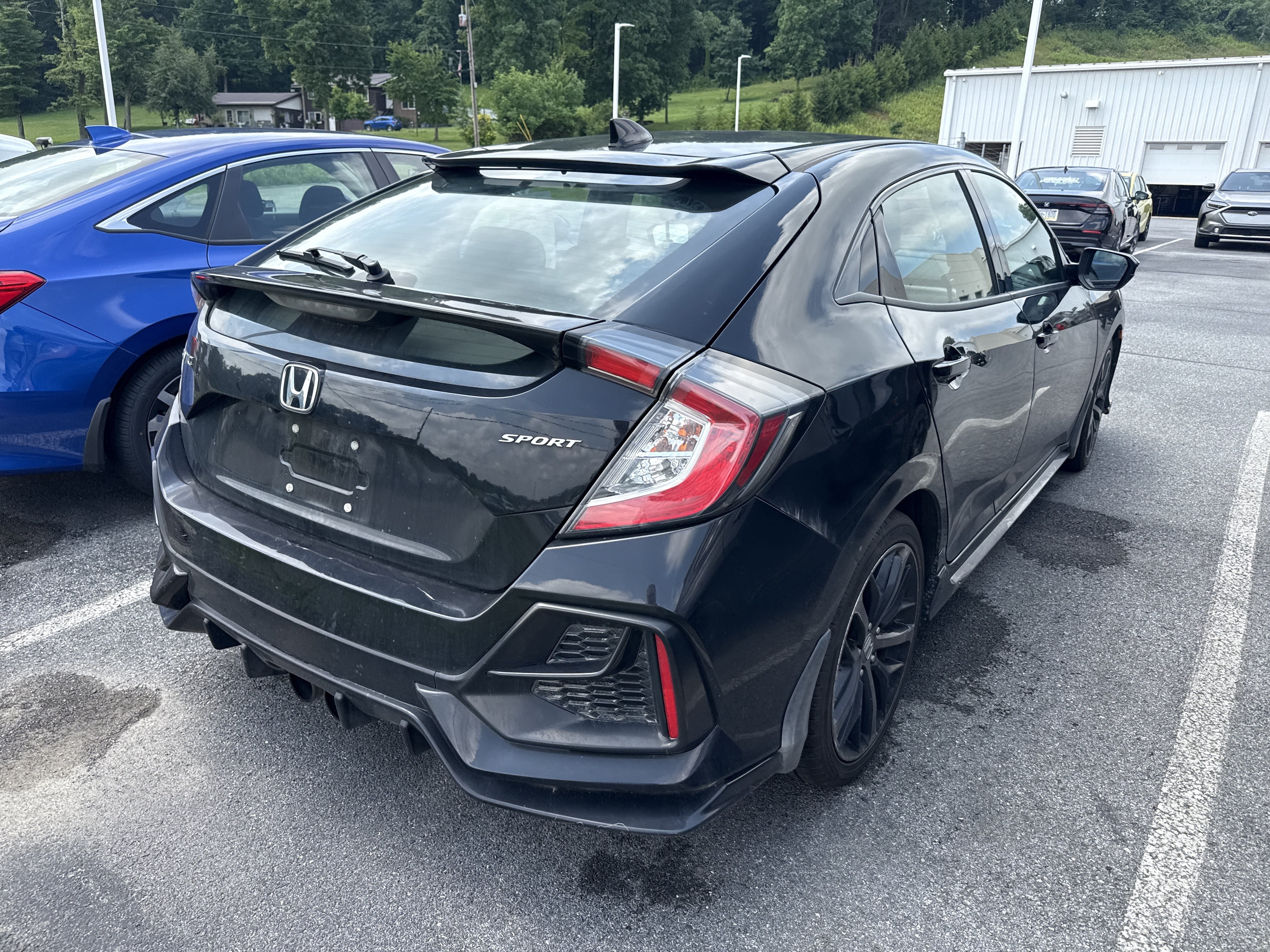 Used 2021 Crystal Black Pearl Honda Sport image 3