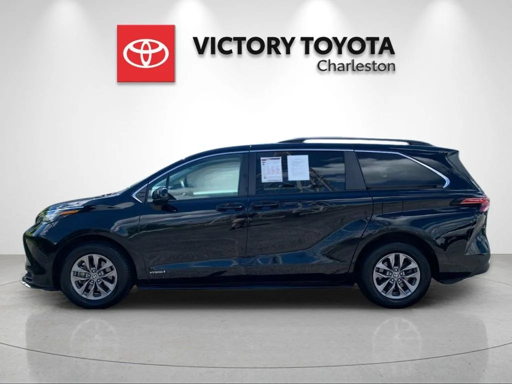 Used 2021 Black Toyota LE image 2