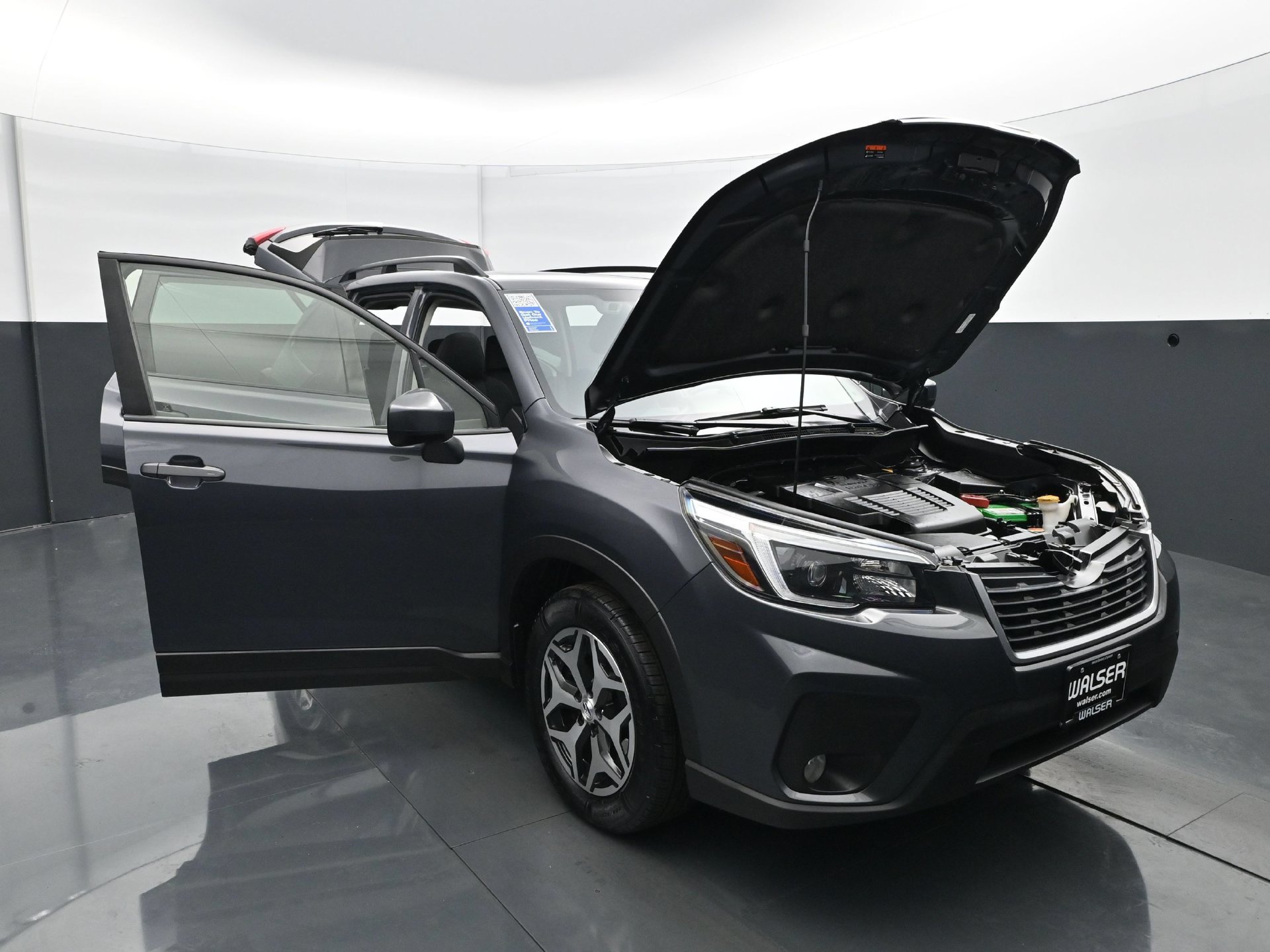Used 2021 Magnetite Gray Metallic Subaru Premium image 39