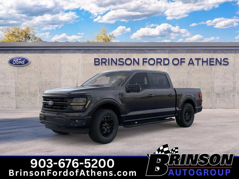 New 2026 Agate Black Metallic Ford XLT image 1