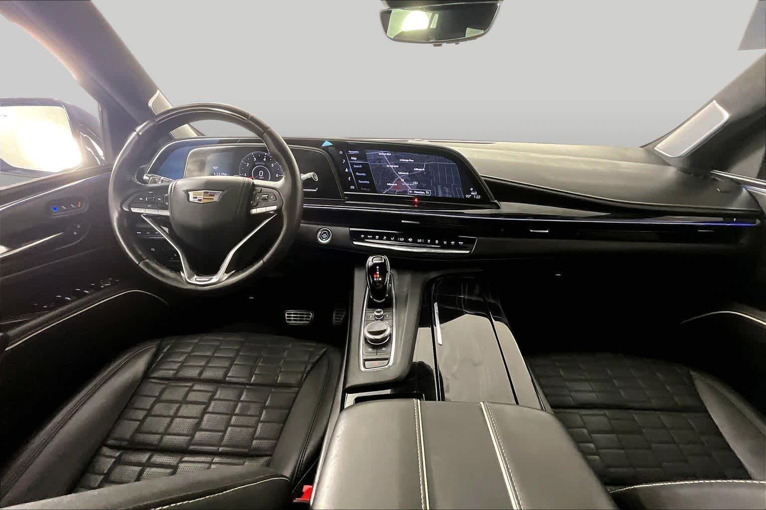 Used 2024 Black Diamond Tricoat Cadillac AWD V-Series image 14