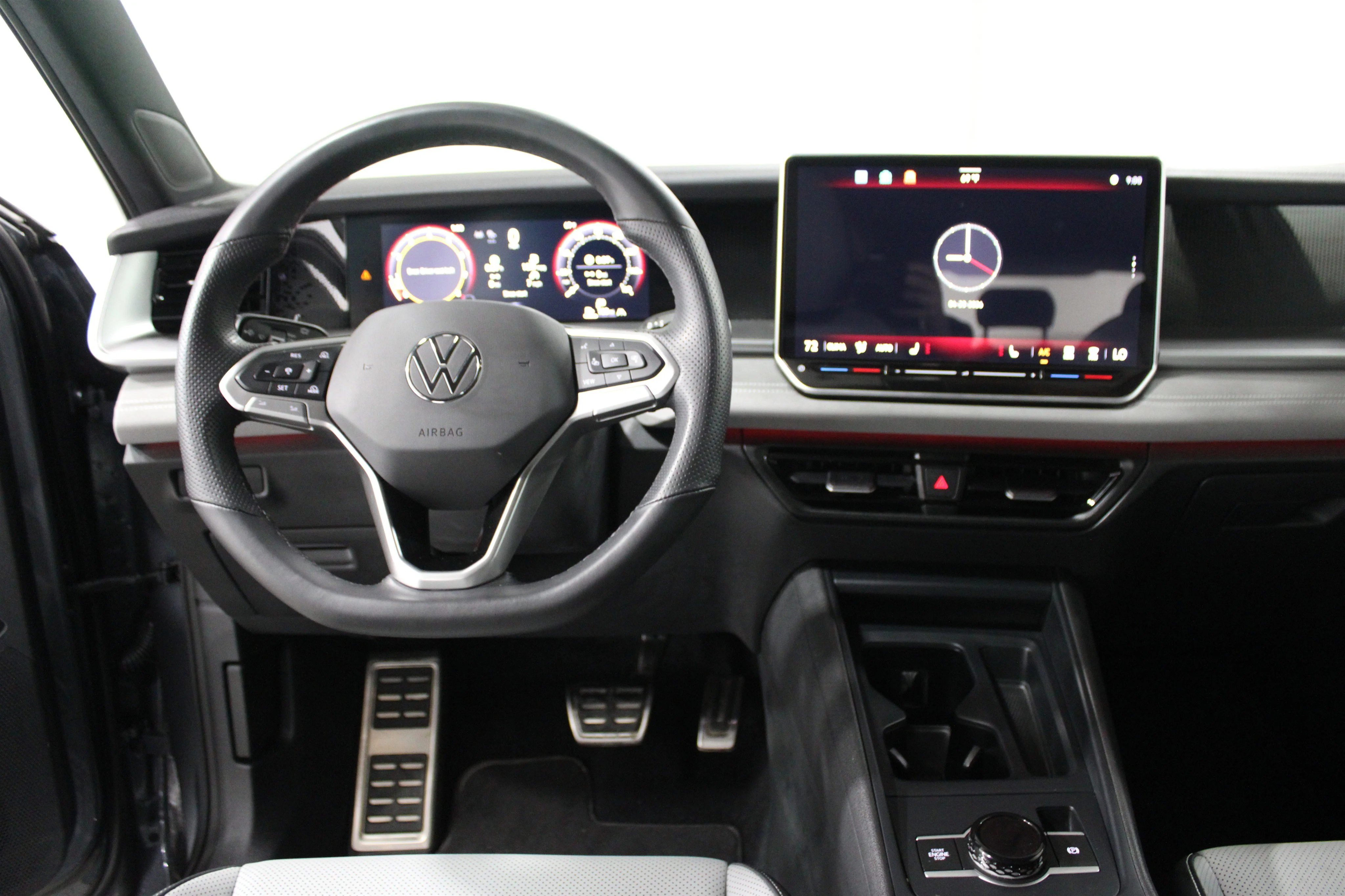 Used 2025 Platinum Gray Metallic Volkswagen SE R-Line Black image 2