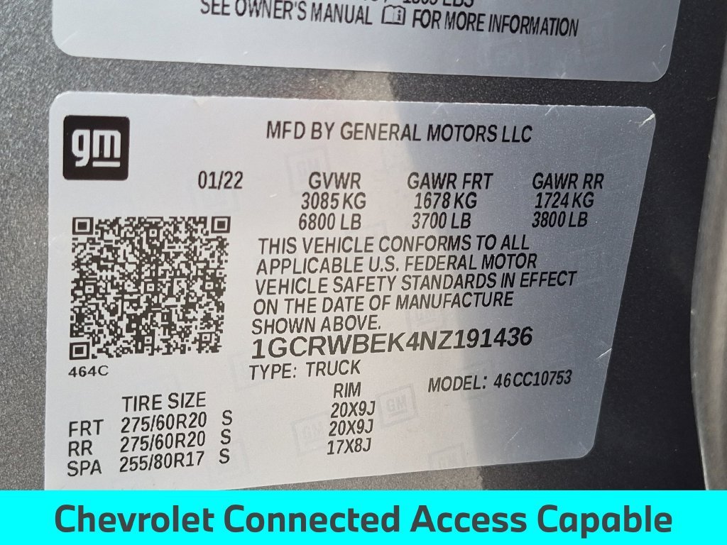 Used 2022 Gray Chevrolet Custom image 30