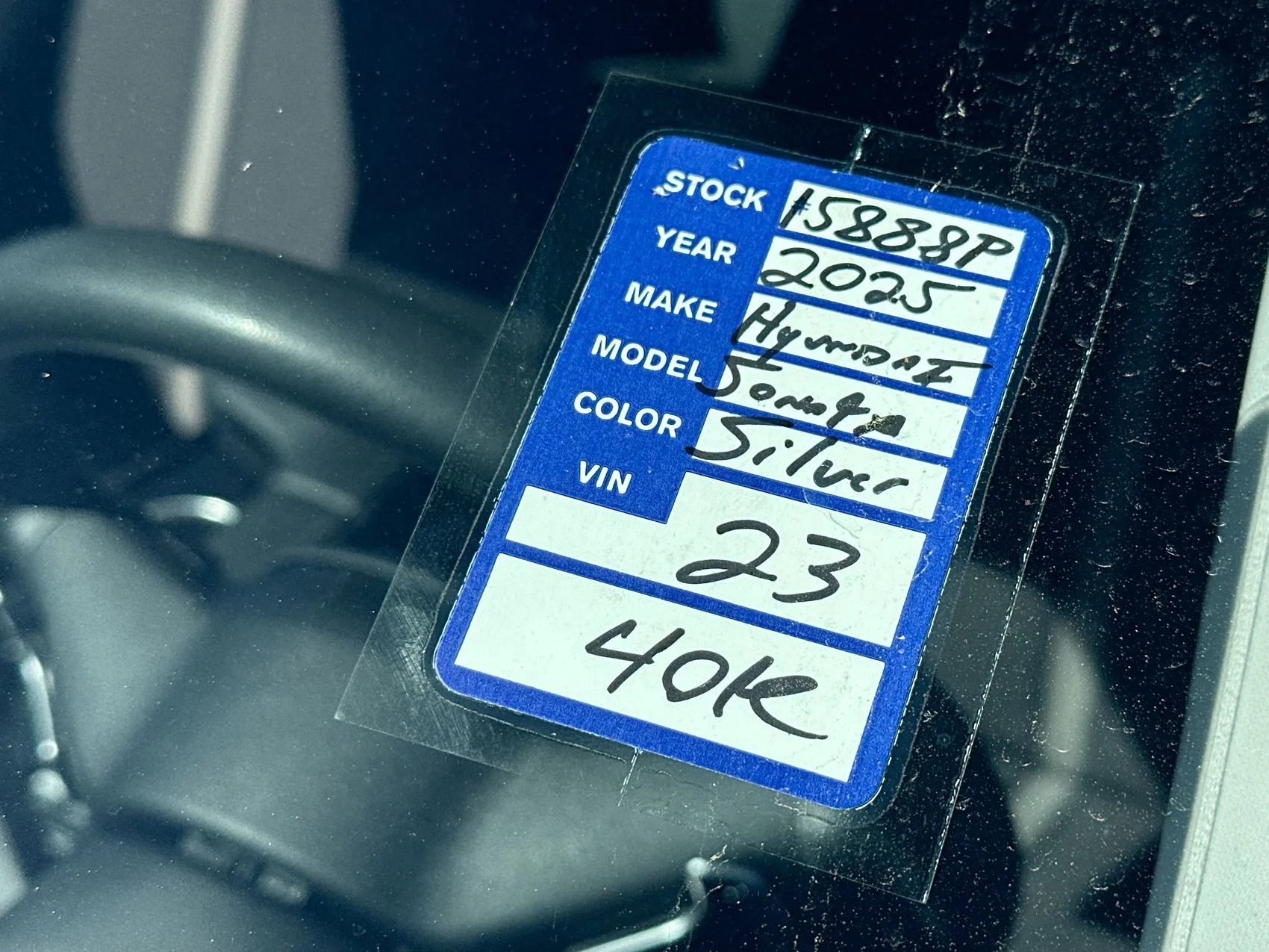 Used 2025 Aero Silver Hyundai SEL image 24