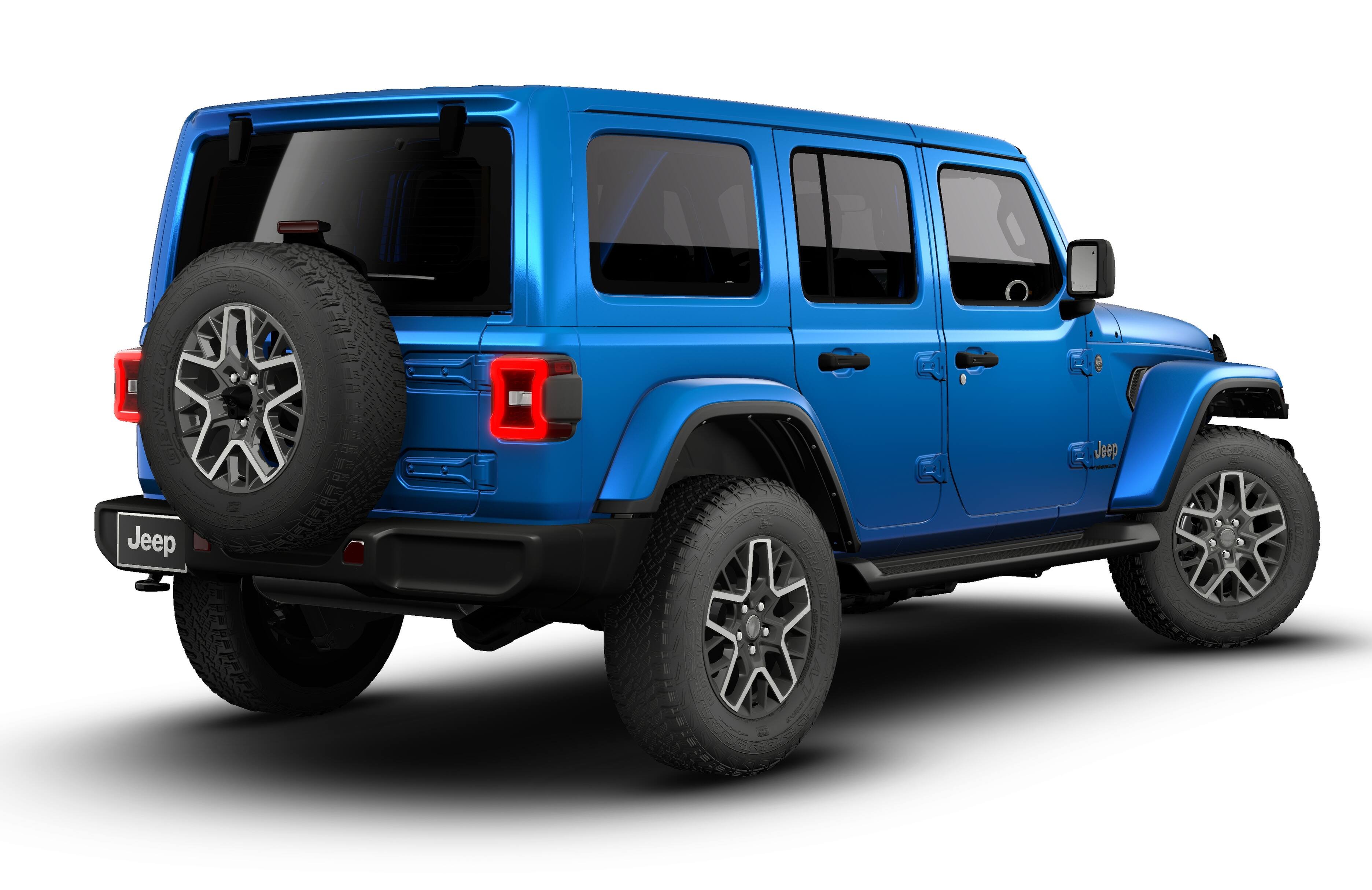 New 2026 Hydro Blue Pearl-Coat Exterior Paint Jeep Sahara image 14
