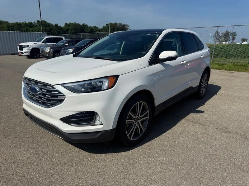 Used 2023 White Ford Titanium image 2
