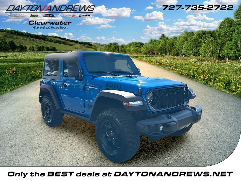 New 2026 Hydro Blue Pearlcoat Jeep Willys image 1