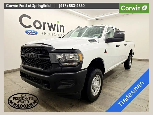 Used 2024 Bright White Clearcoat Ram Tradesman image 1