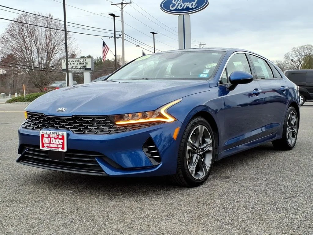 Used 2021 Blue Kia EX image 18