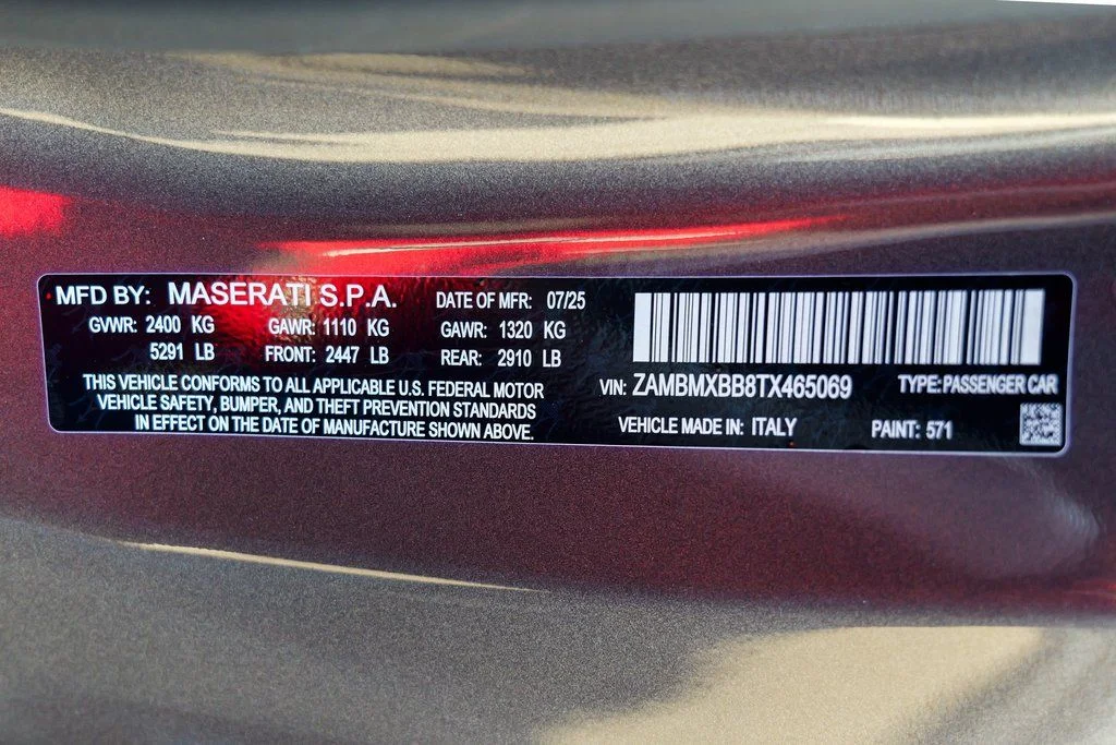 New 2026 Grigio Maratea Metallic Maserati Base image 51