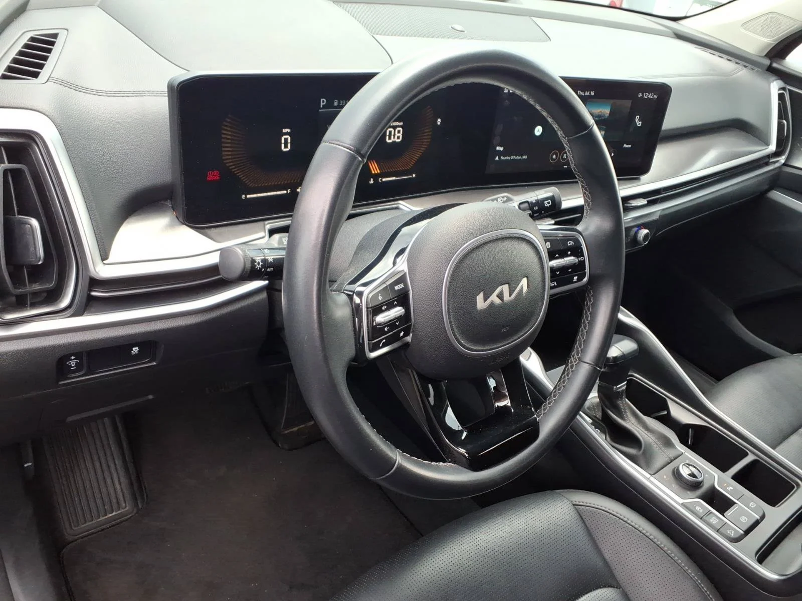 Used 2024 Ebony Black Kia S image 8