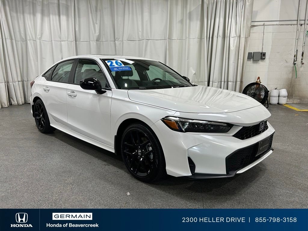 Used 2026 Platinum White Pearl Honda 2WD Sport Hybrid image 2